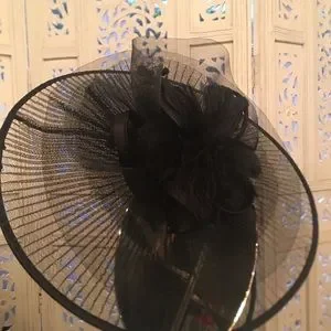 Accessories | Elegant Fascinating Hat Black | Poshmark display picture 2